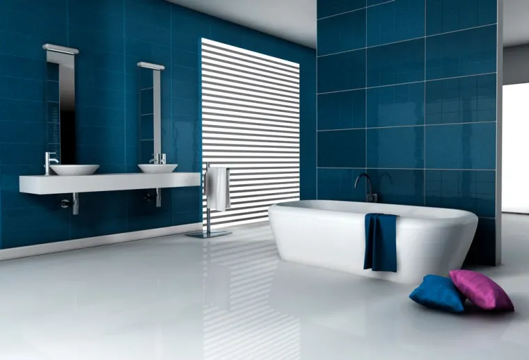 Faïence de salle de bain, Sallanches, Old & New Habitat